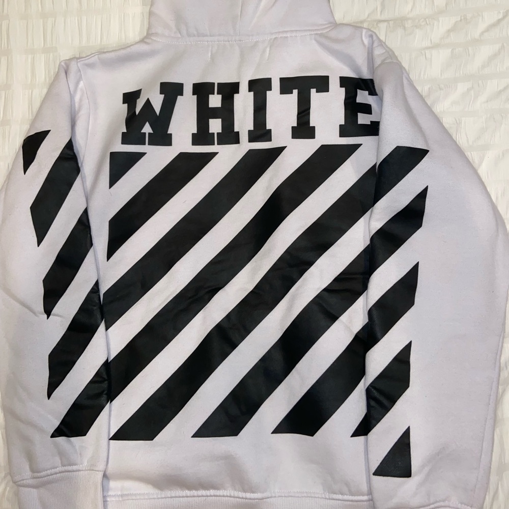 Off-White c/o Virgil Abloh Striped Hoodie (Size M) - Picture 4 of 7